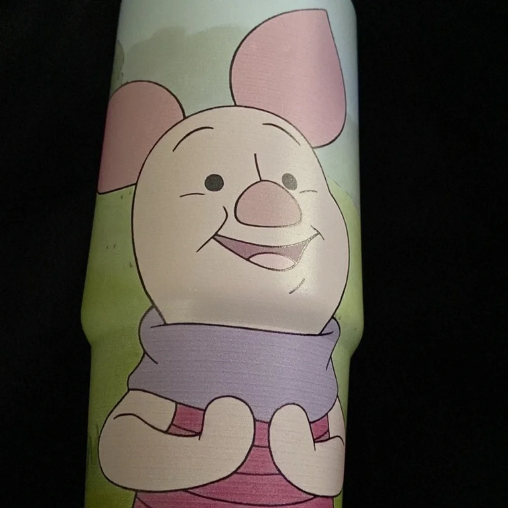 Piglet Themed Travel 30 Oz Tumbler - Pink and White NIB
